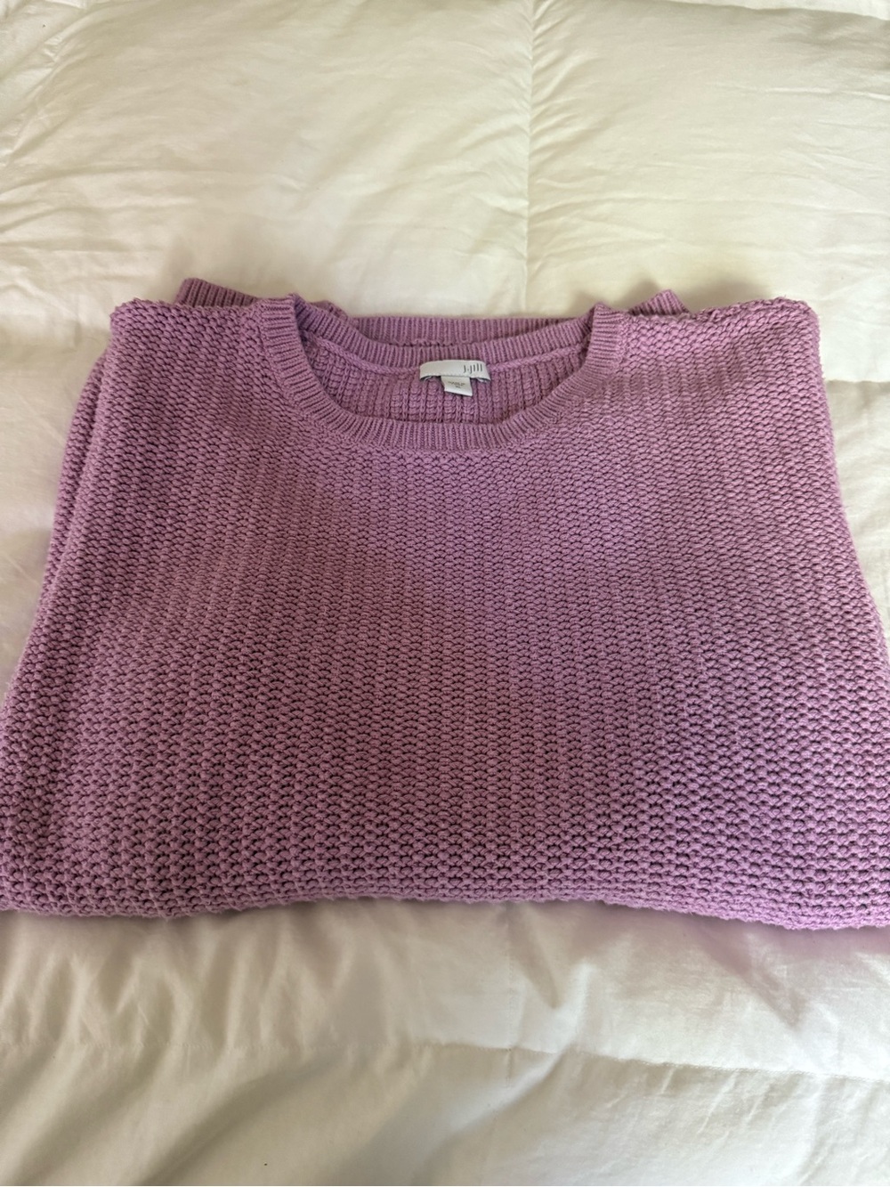 J Jill Women's pink Knit Sweater - Casual Crewneck